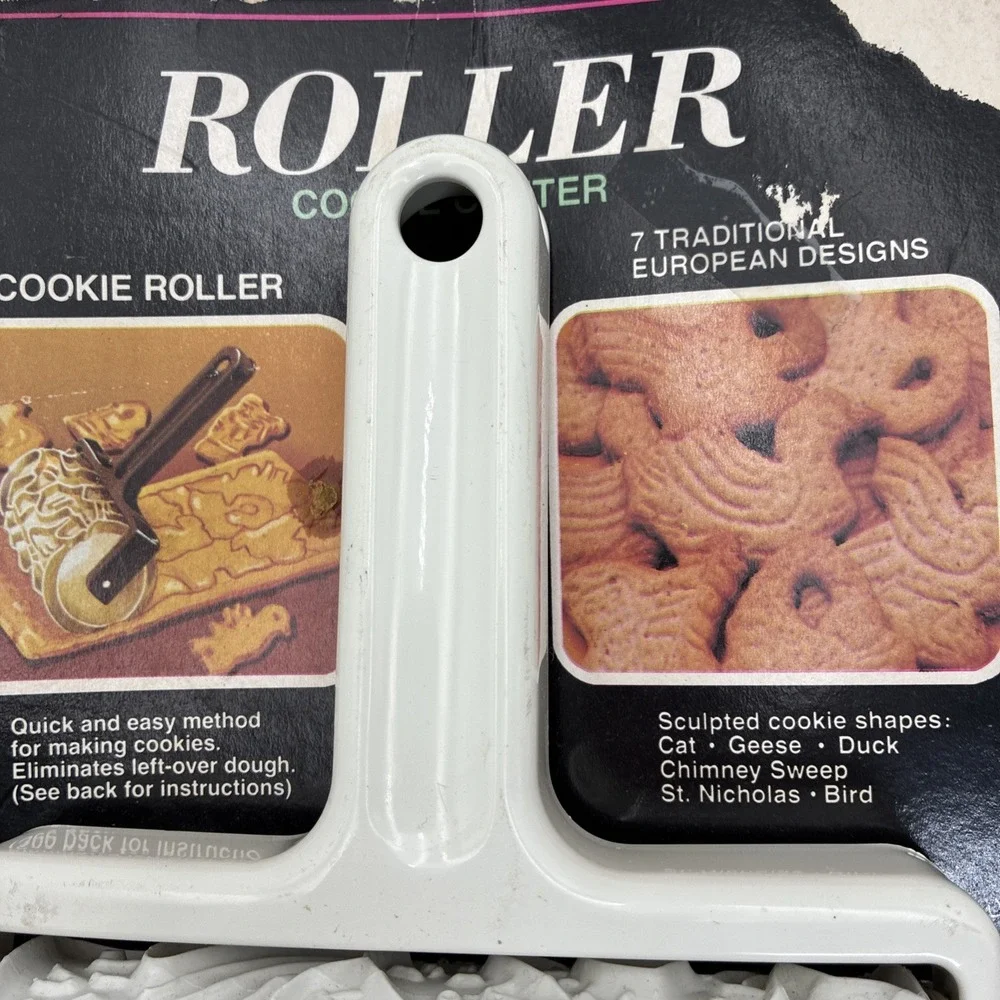 Vintage 1988 Hutzler Gerda Cookie Roller 7 European Designs West Germany No 65